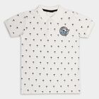 Boys' 100% Cotton Half Sleeves T-Shirt, सफ़ेद, small image number null