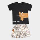 Infant Boys' Baba Suit, Charcoal, small