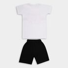 Boys' 100% Cotton Knit Baba Suit, White, small image number null
