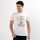 Men's Round Neck Half Sleeves T-Shirt, White, small image number null