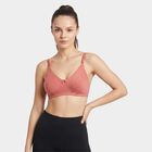 Women's Rust V Neck Bralette Bra, रस्ट, small