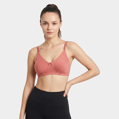 Women's Rust V Neck Bralette Bra