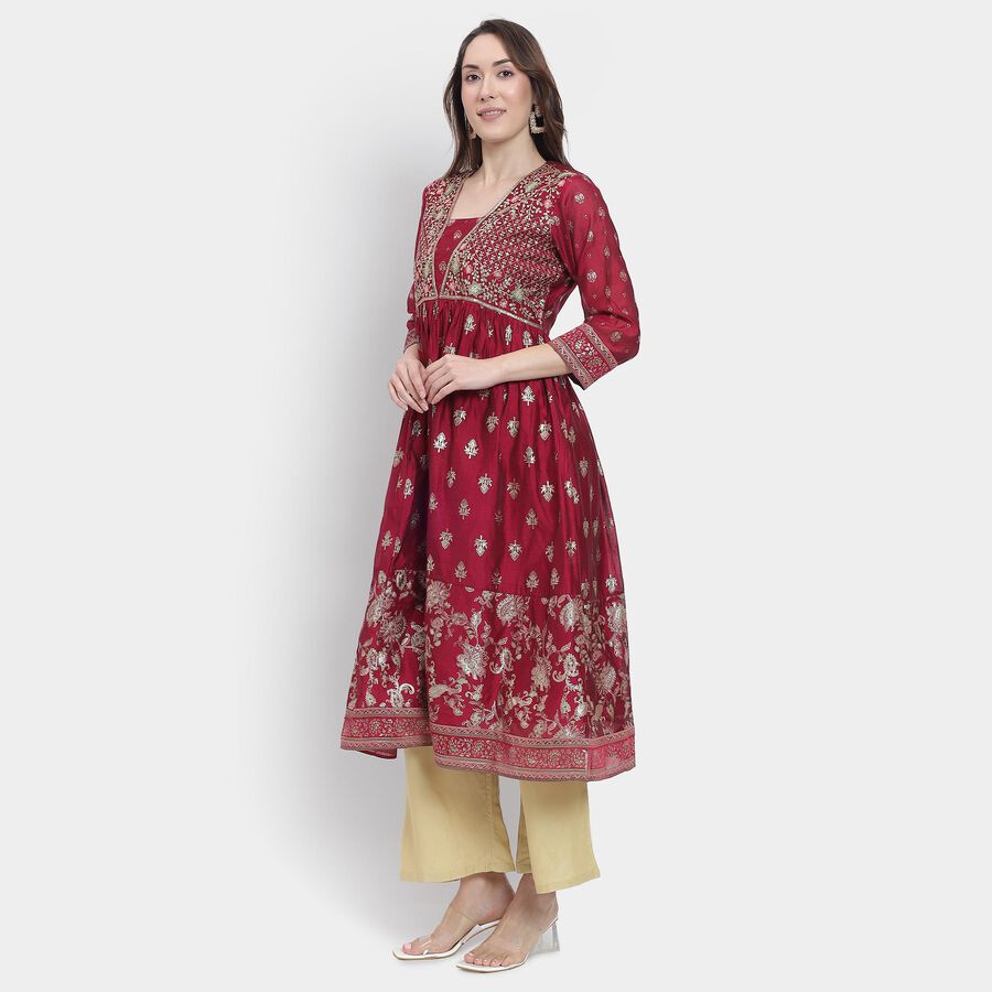 Ladies' Kurta, Fuchsia, large image number null