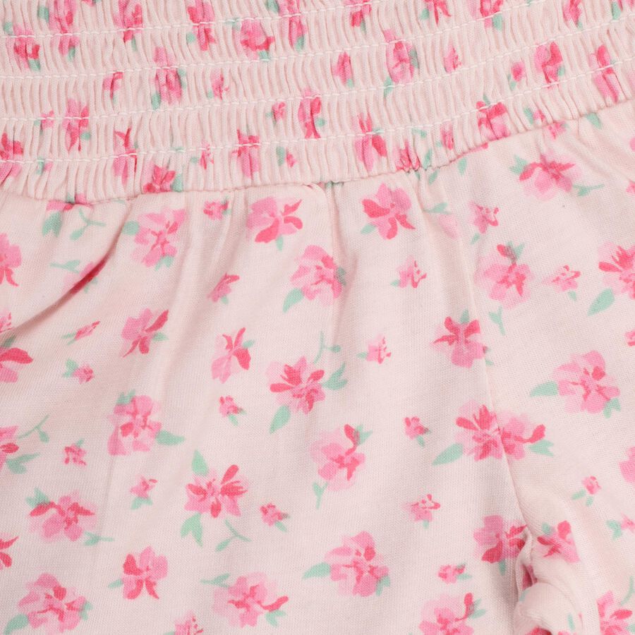 Girls' Shorts , हल्का गुलाबी, large image number null