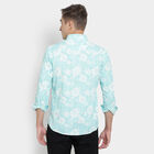 Cotton Printed Casual Shirt, Light Green, small image number null