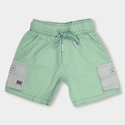 Boys' 100% Cotton Cargo Bermuda