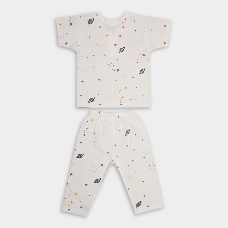 Infants' 100% Cotton Suit Night , ऑफ व्हाइट, large image number null