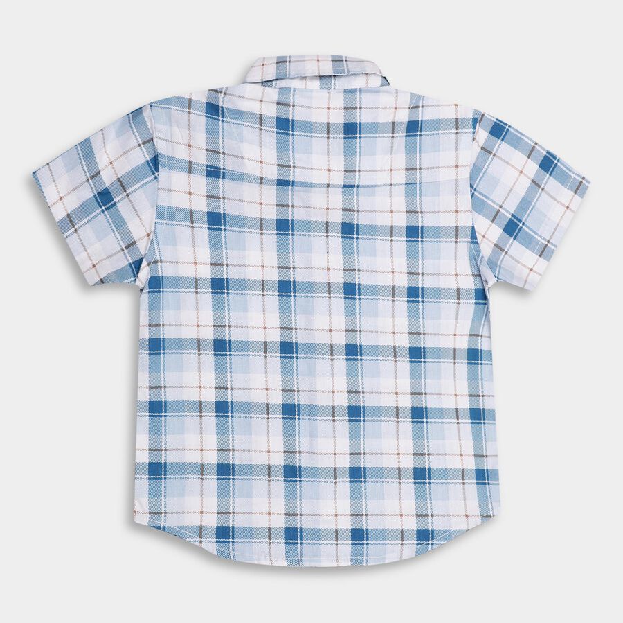 Boys' 100% Cotton Casual Shirt , Off White, large image number null