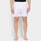 Men's 100% Cotton Boxers, सफ़ेद, small image number null