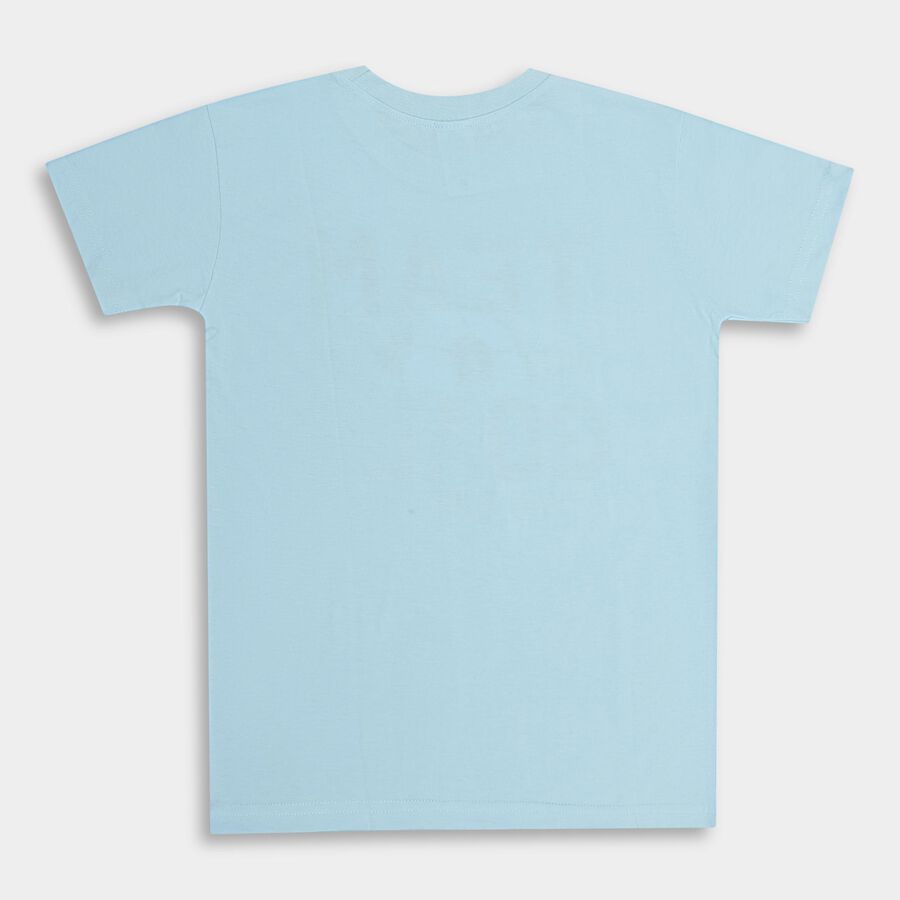 Boys' Half Sleeves T-Shirt , हल्का नीला, large image number null