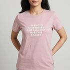 Women's Lilac Round Neck Regular T-Shirt, लाइलेक, small