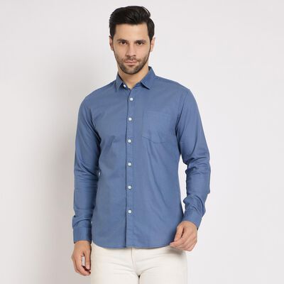 Men's100% Cotton Casual Shirt