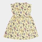Girls Cotton Frock, Yellow, small image number null