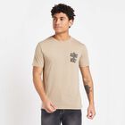 Round Neck T-Shirt, Beige, small image number null
