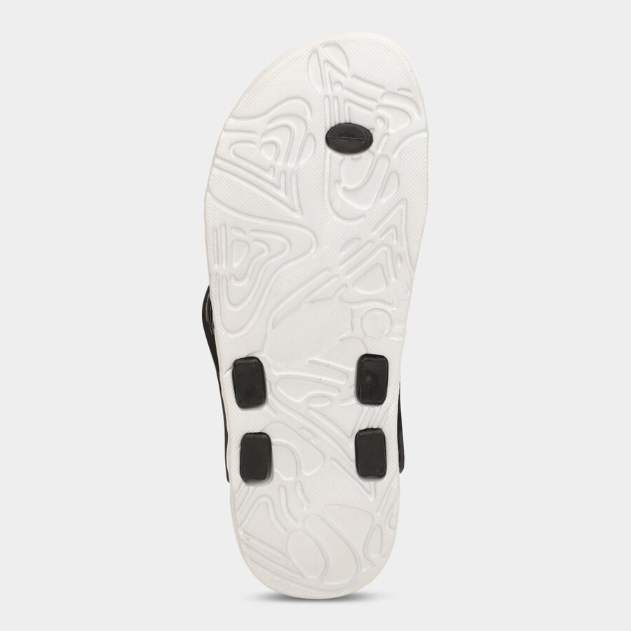 Womens Moulded Sliders, काला, large image number null