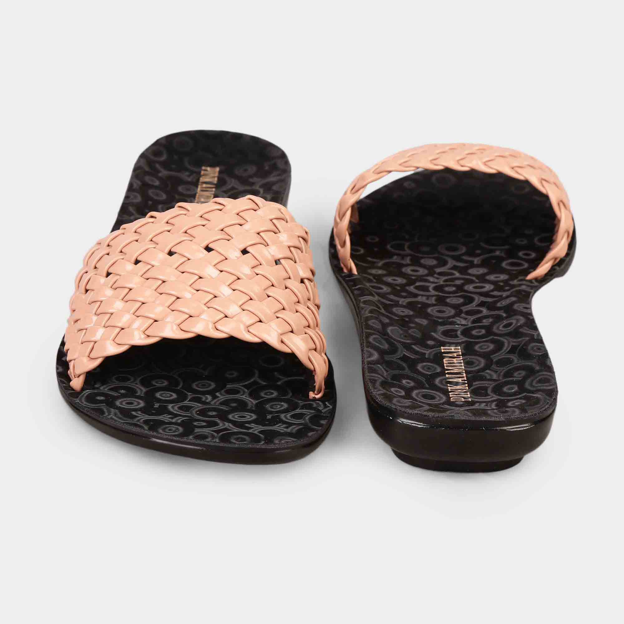 Pink Almirah Women Woven Slip On Casual Sandals Vishal Mega Mart India
