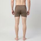 Men's Beige Regular Fit Trunks, गहरा पीला, small