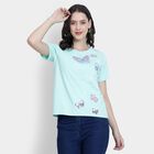 Ladies' Round Neck T-Shirt , Light Green, small image number null