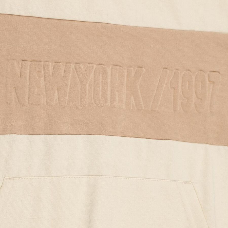 Boys Light Beige Crew Neck Casual Sweatshirt, Beige, large image number null