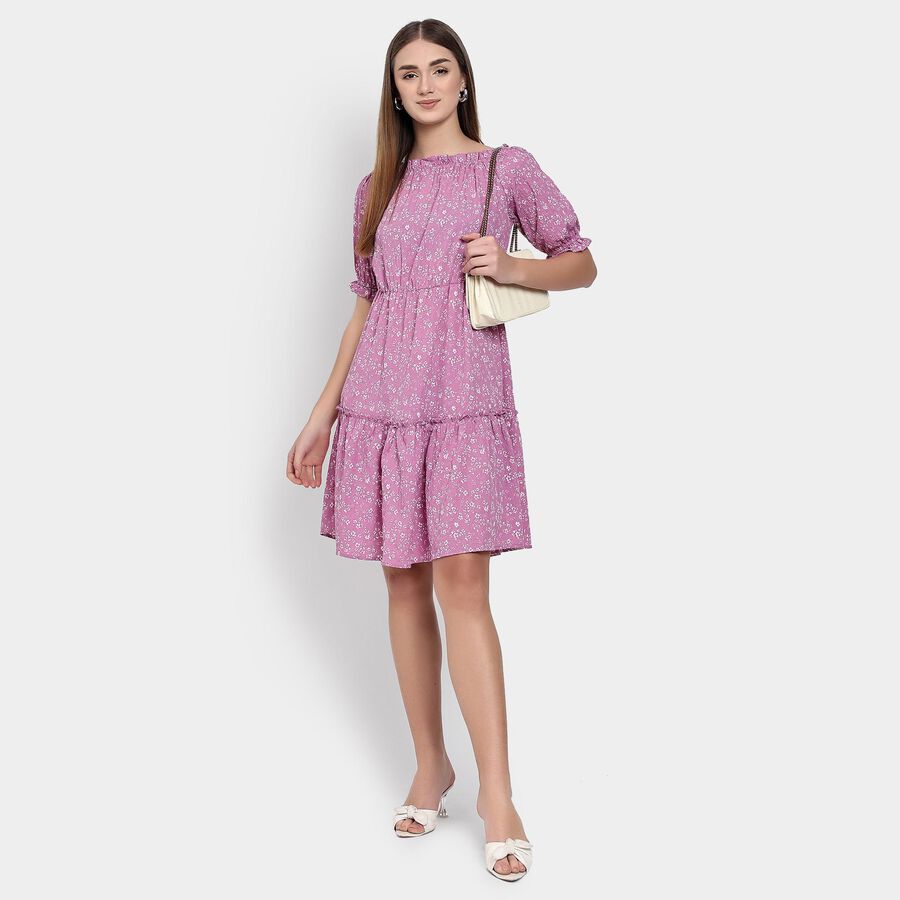 Ladies' Dress , बैंगनी, large image number null