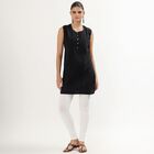 Women's Bright White Stretchable Ankle-Length Churidar, White, small image number null