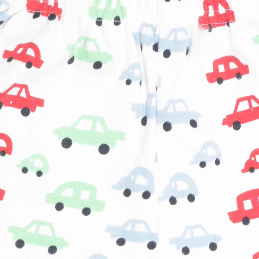 Infants Cotton Printed Pyjama, Light Blue, large image number null
