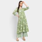 Ladies' Kurta Pyjama Set, हल्का हरा, small image number null