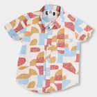 Boys' 100% Cotton Regular Collar Casual Shirt , Off White, small image number null