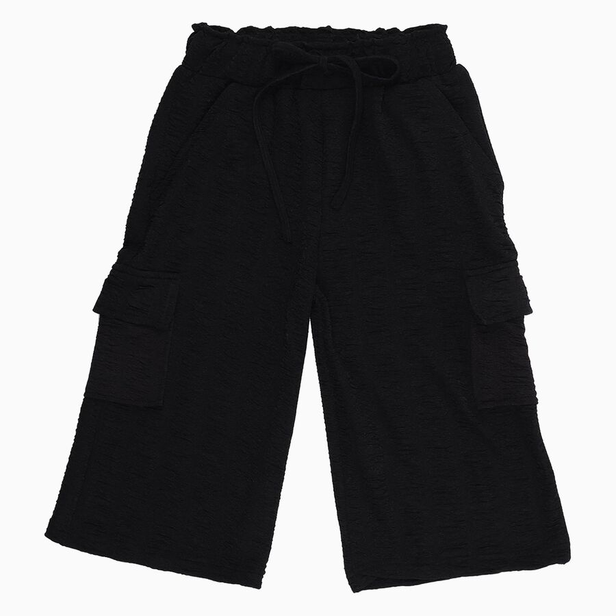 Girls' Capri, Black, large image number null