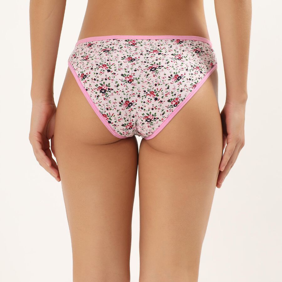 Ladies' 100% Cotton Panty, Light Pink, large image number null