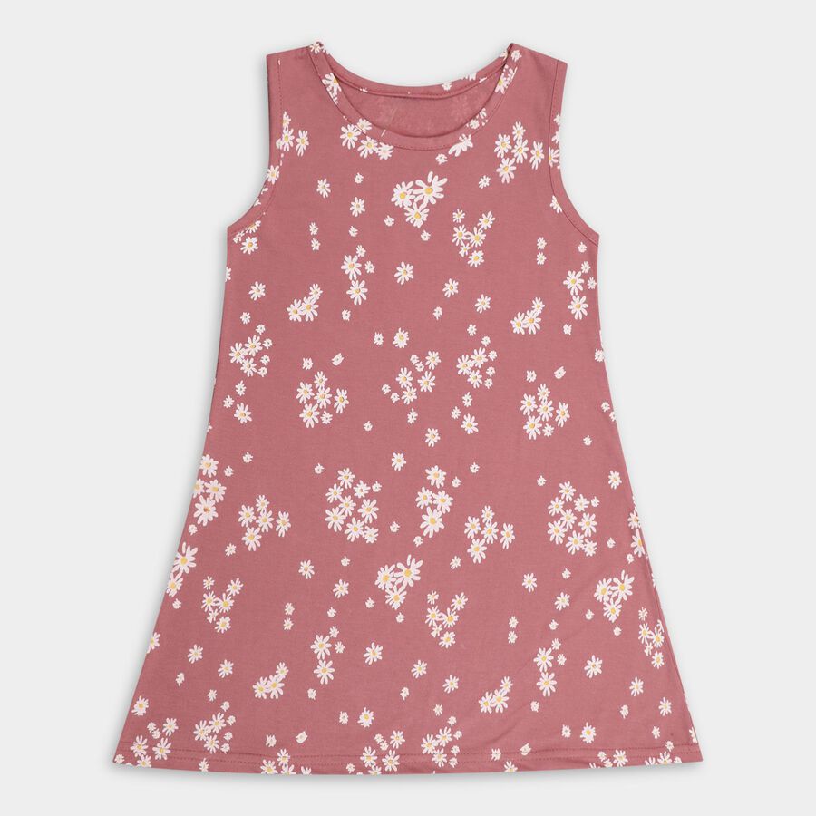 Girls' Frock, Pink, large