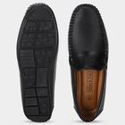 Men's Black Slip-On Loafer Formal Shoes, Black, small