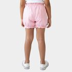Girls' Pink Regular Fit Cotton Bloomers, Pink, small