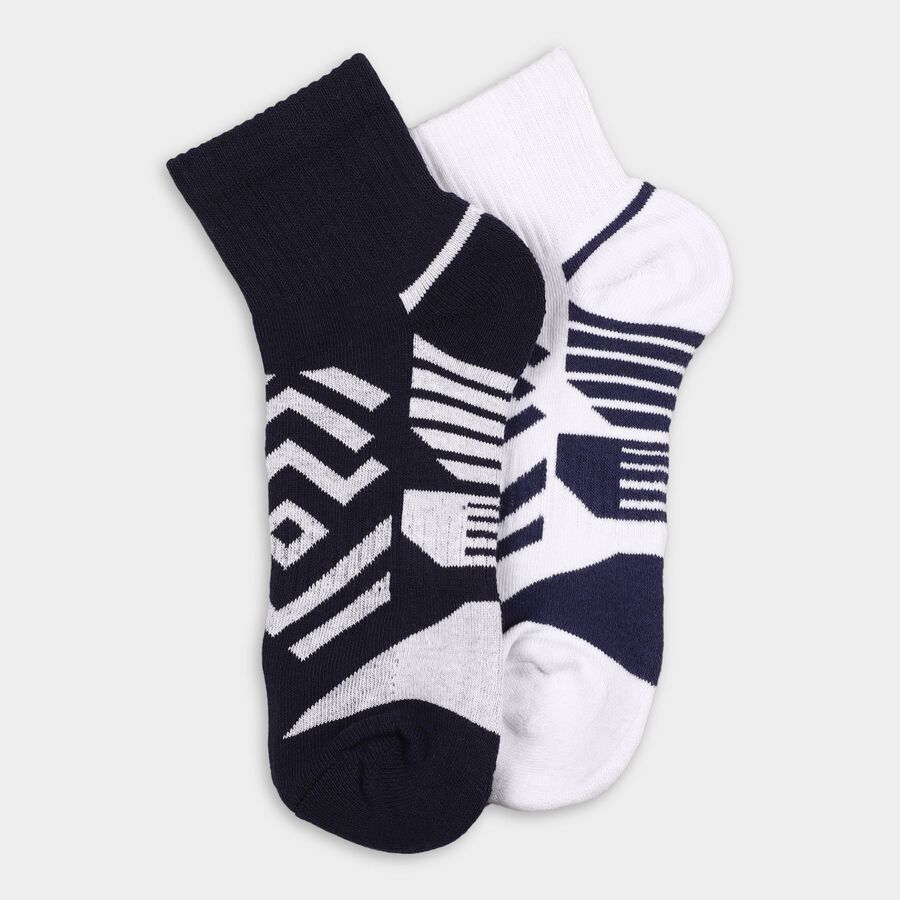 Men's Socks (Pack of 2), Mid Blue, large