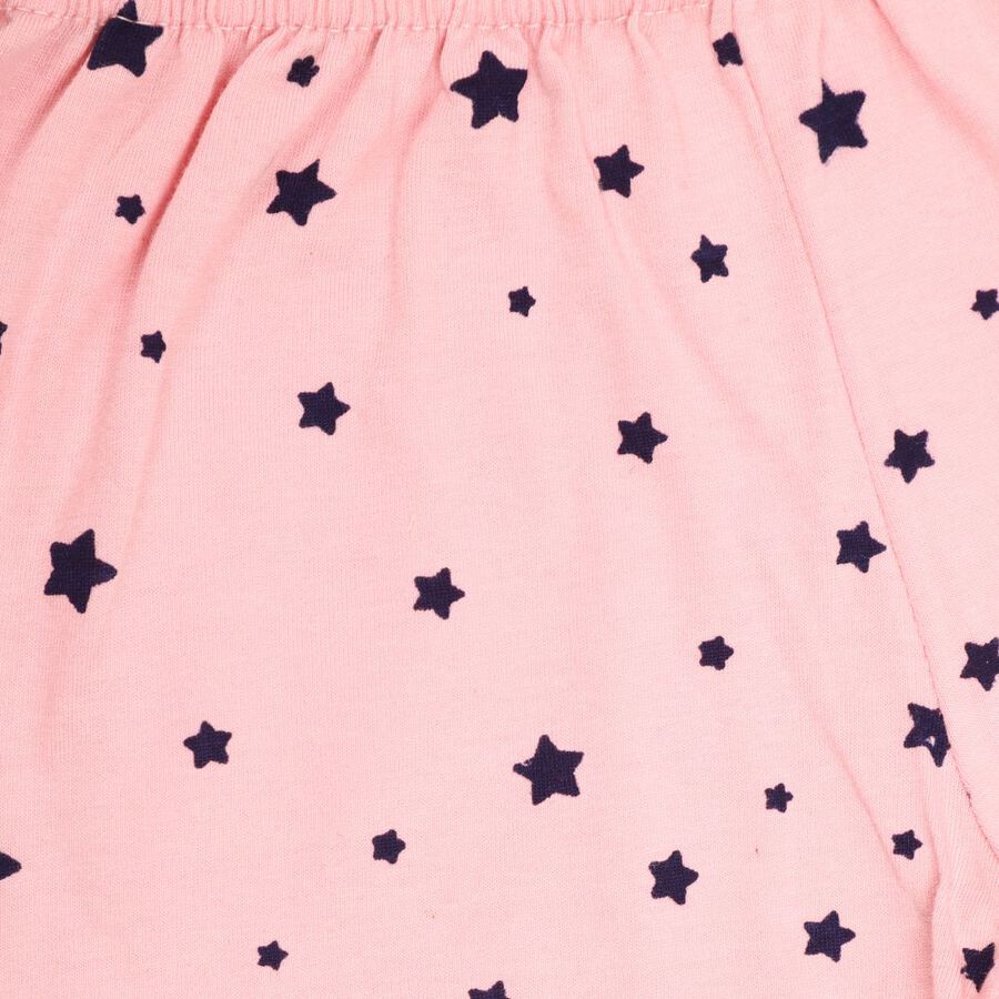 Girls' Cotton Capri Set, Navy Blue, large image number null