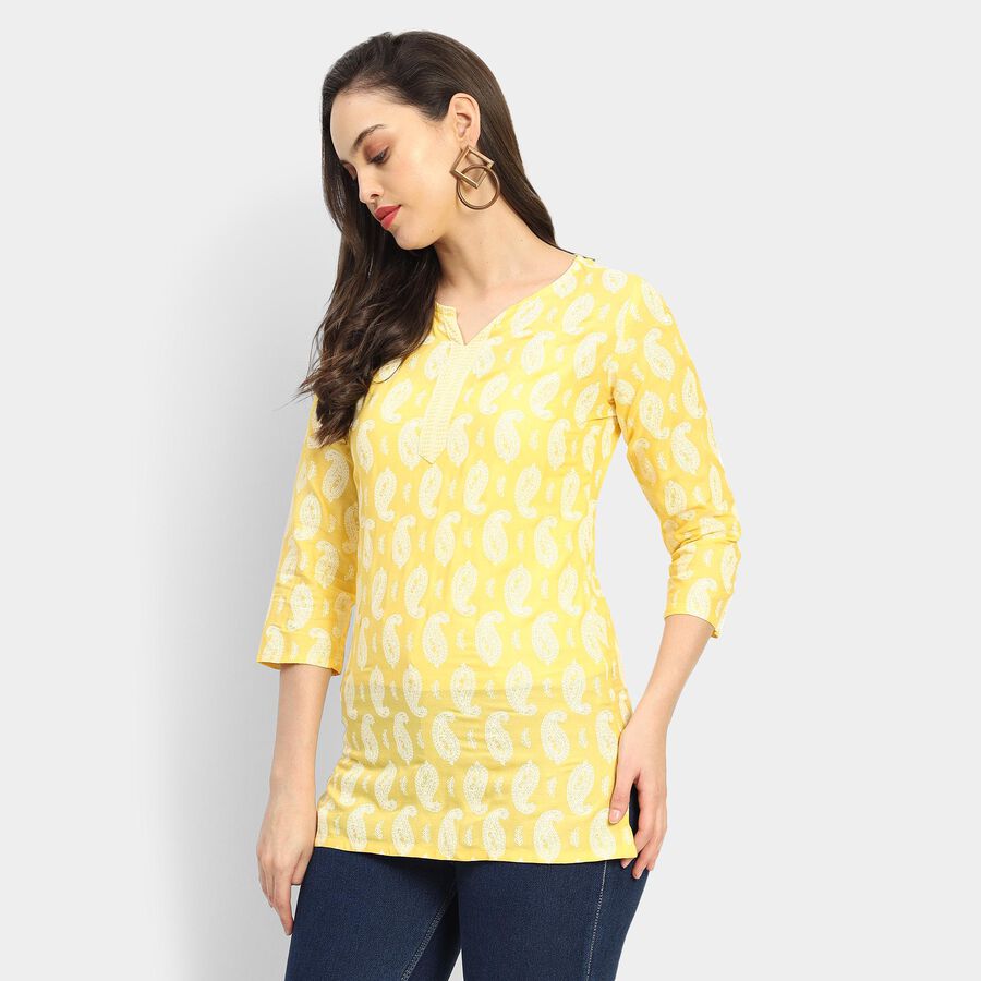 Ladies' Kurti , मस्टर्ड, large image number null