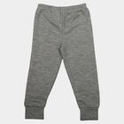 Girls Grey Long Johns Thermal, मिश्रित मध्यम ग्रे, small