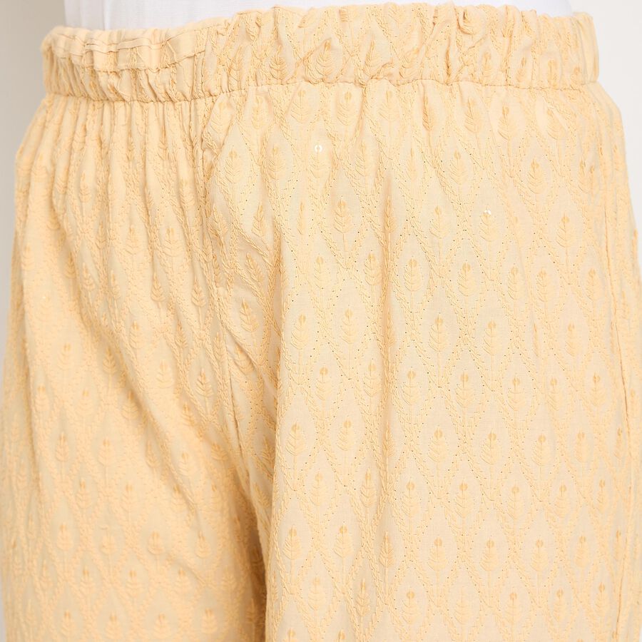 Ladies' 100% Cotton Palazzo, Beige, large image number null