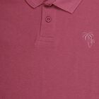 Boys Pink Round Neck Casual Half Sleeve T-Shirt, Pink, small