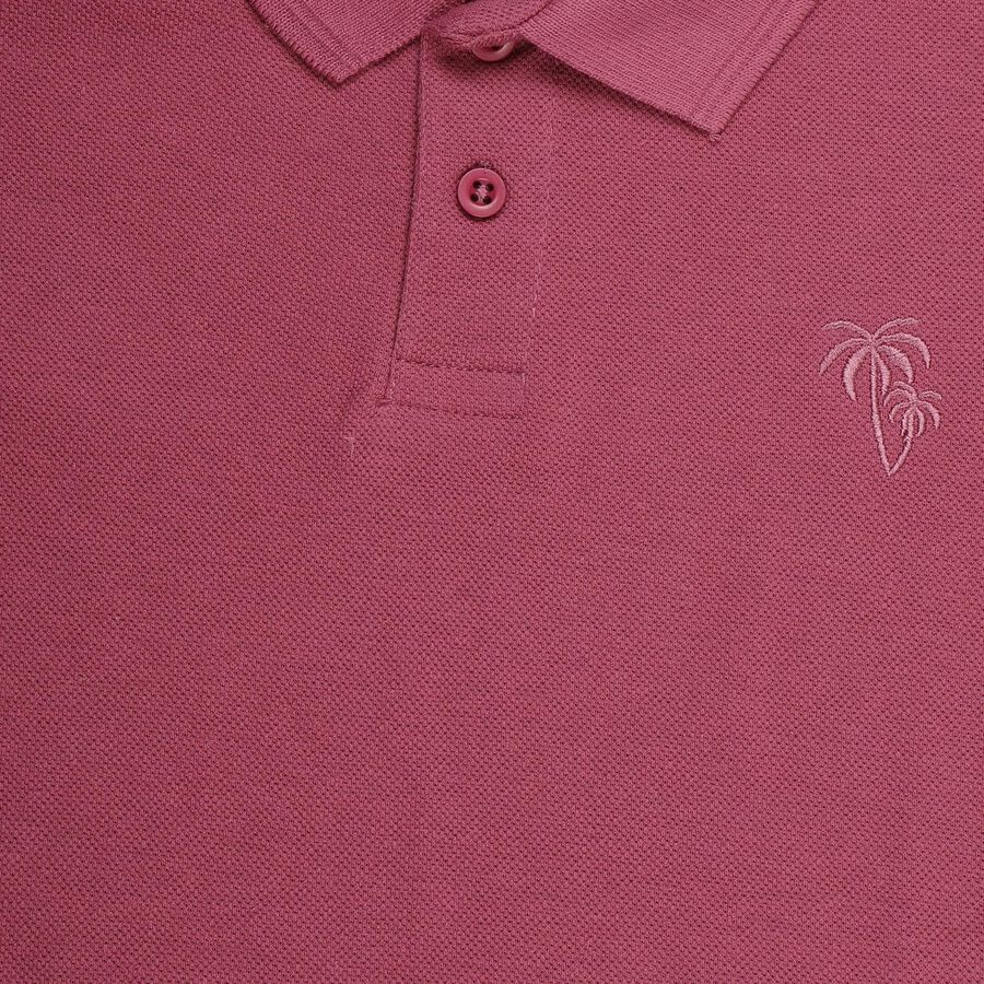 Boys Pink Round Neck Casual Half Sleeve T-Shirt, Pink, large