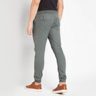 Solid Casual Trousers, गहरा हरा, small image number null