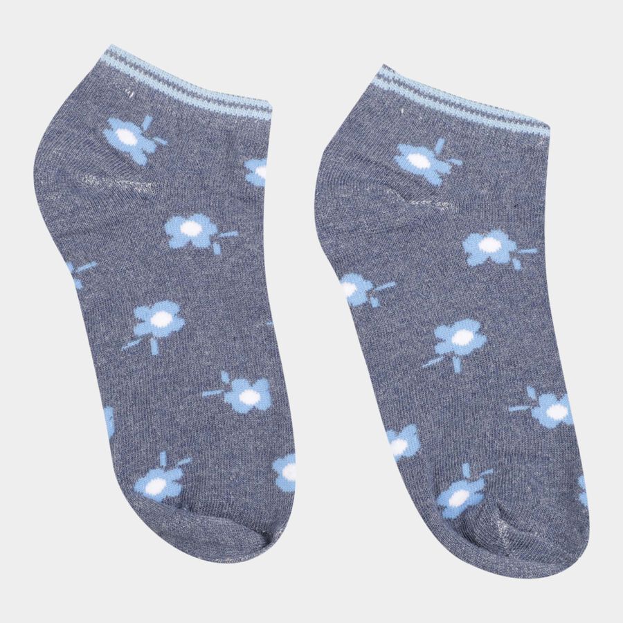 Solid Socks, Melange Light Grey, large image number null
