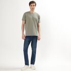 Men's Round Neck Half Sleeves T-Shirt, हल्का हरा, small image number null