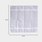 Men's Multicolour Striped Pack of 3 Handkerchief, ओलिव, small