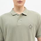 Men's Light Sage Green Polo Collar Casual T-Shirt, हल्का हरा, small