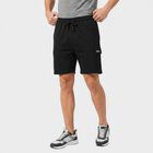 Men's Black Regular Fit Cargo Bermuda Shorts, Black, small