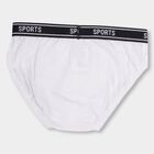 Boys' 100% Cotton Briefs, White, small image number null