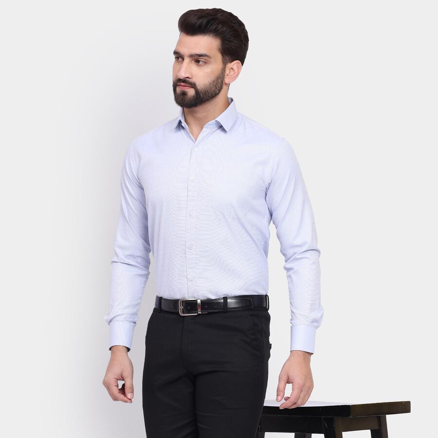 Men's Formal Shirt , Light Blue, large