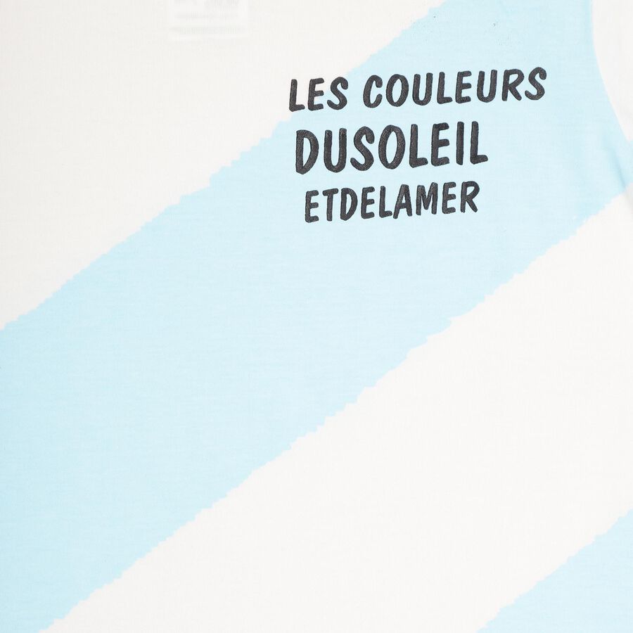 Boys' 100% Cotton Half Sleeves T-Shirt, Off White, large image number null