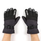 Men's Gloves, गहरा ग्रे, small
